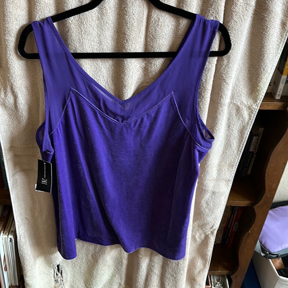 NWT purple INC tank